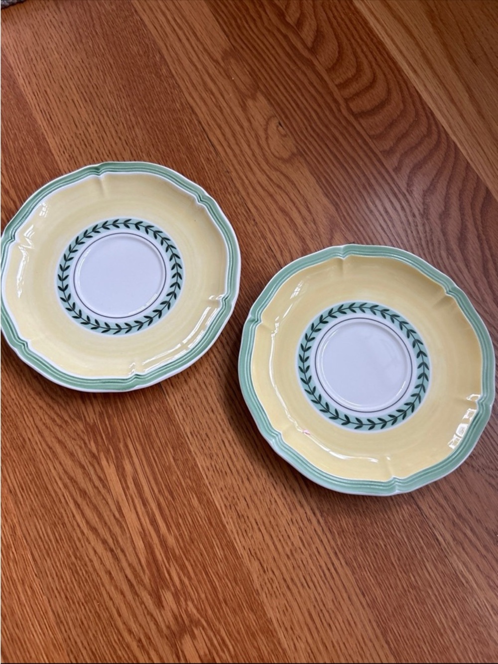 Villeroy & Boch  French Garden Vienne porcelain bread & butter dishes (2)